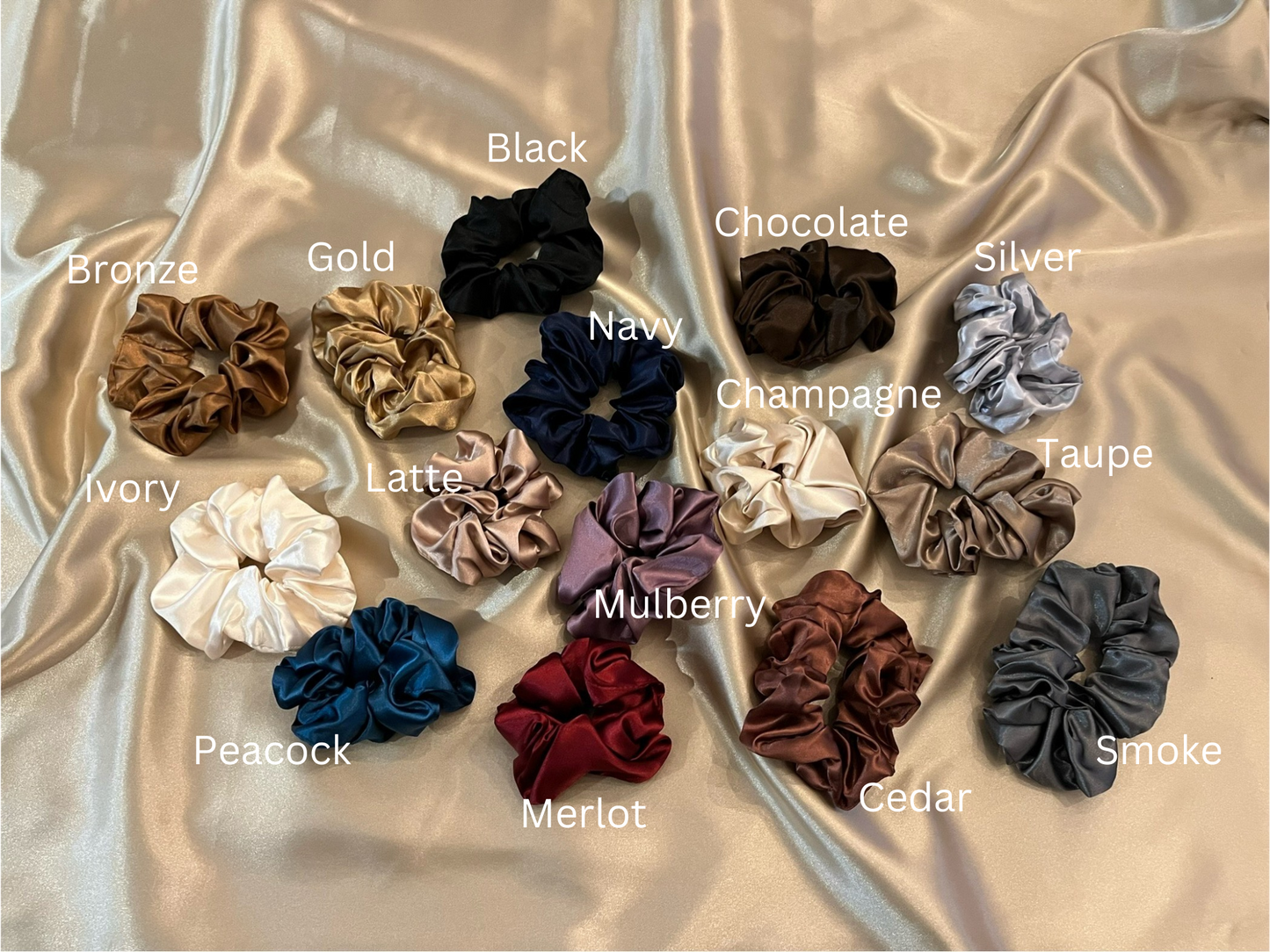 Satin Scrunchies